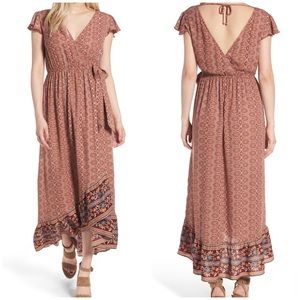 Wrap maxi dress